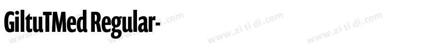 GiltuTMed Regular字体转换 GiltuTMed Regular字体转换
